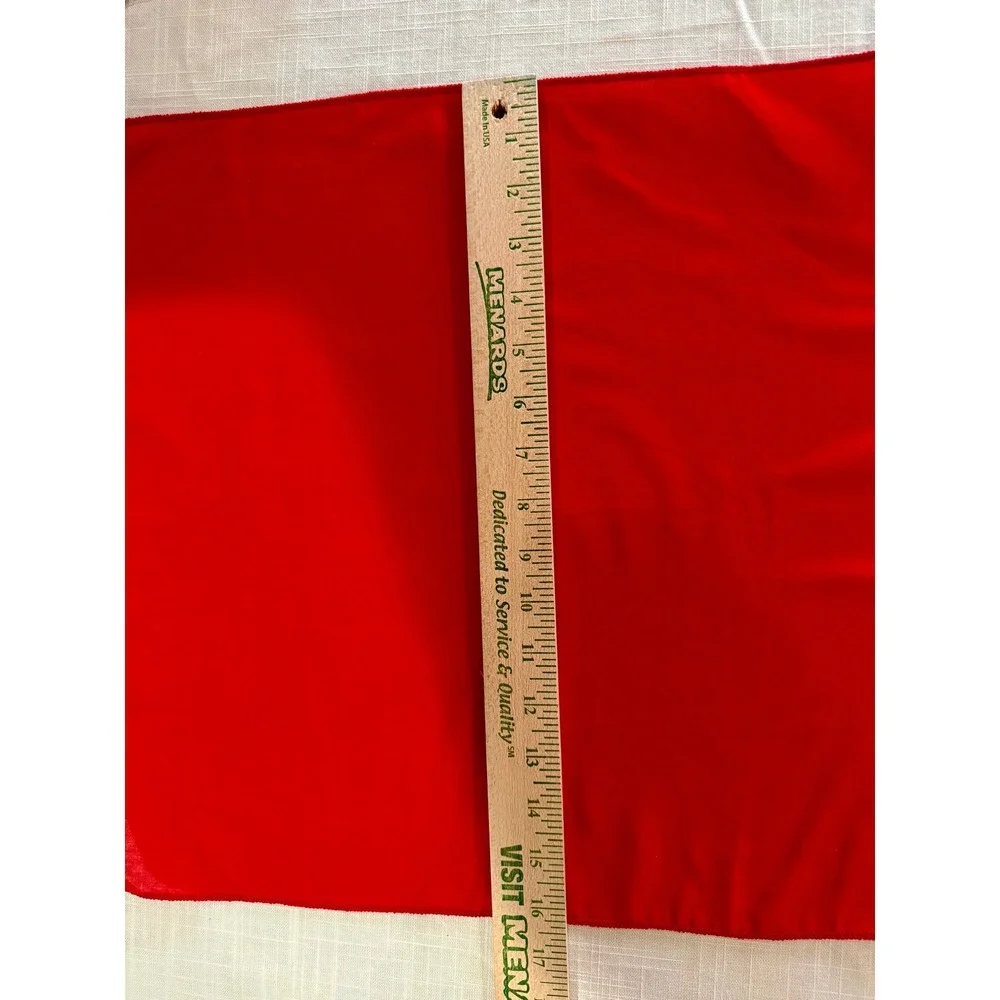 Set of 12 Red Linen Napkins Solid Square Dinner Table‎ Linens 16.5x16.5